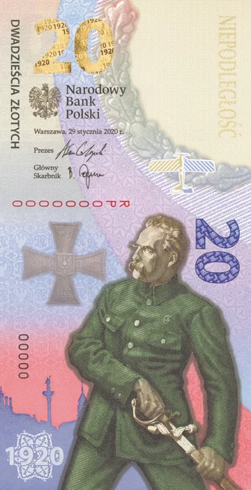 20 zł z marszałkiem Piłsudskim 