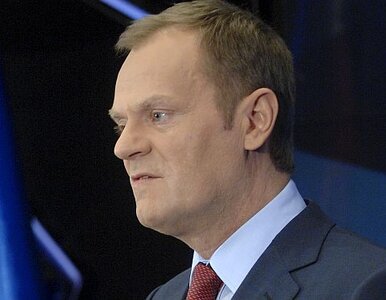 Miniatura: Tusk: prognozę Kaczyńskiego przyjmuję jako...