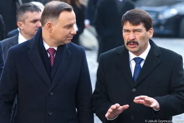 Andrzej Duda i Janos Ader 