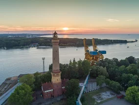 Miniatura: Najwyższa latarnia morska w&nbsp;Polsce....
