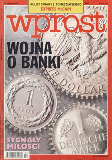 Okładka tygodnika Wprost nr 7/2000 (898)