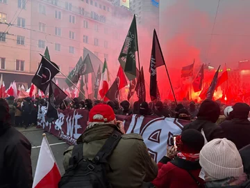 Marsz Niepodległości w Warszawie 