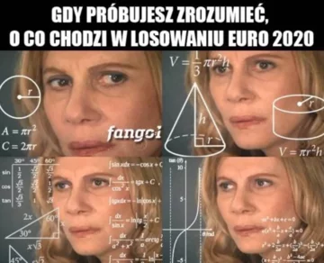 Mem po losowaniu grup Euro 2020 