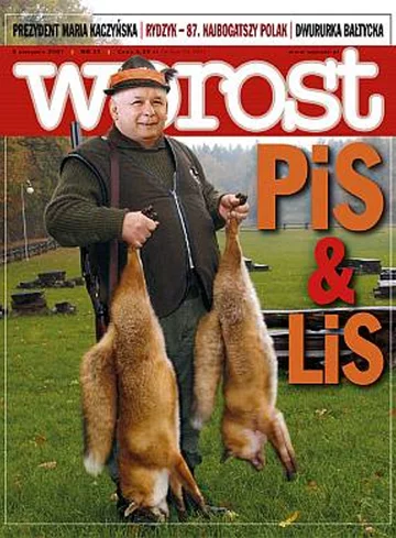 Okładka tygodnika Wprost nr 31/2007 (1284)