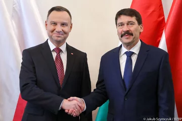 Andrzej Duda i Janos Ader 