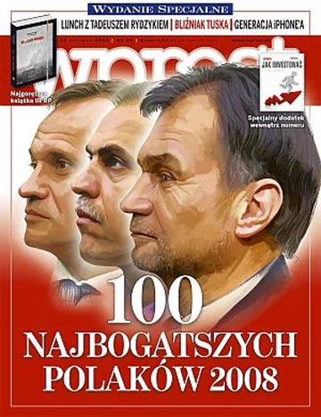 Okładka tygodnika Wprost nr 25/2008 (1330)