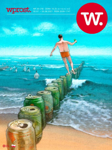 Okładka nowego numeru &bdquo;Wprost&rdquo;, autor Paweł Kuczyński