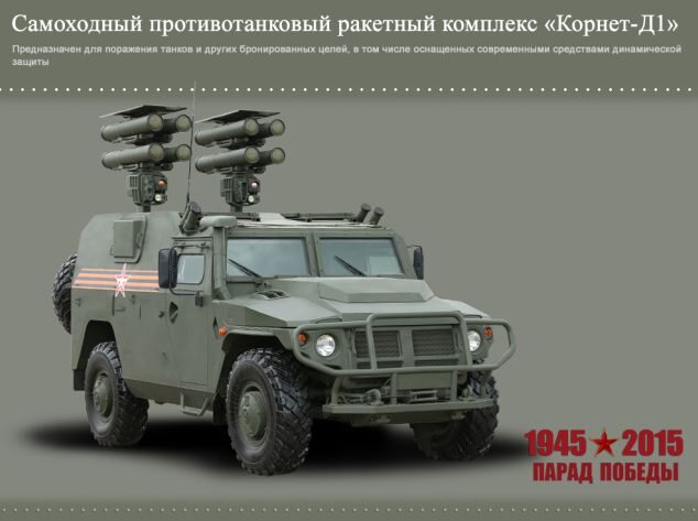 Przeciwpancerny zestaw rakietowy Kornet-D1 fot. mil.ru