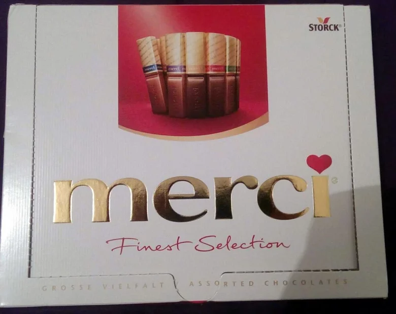 Klasyczne smaki czekoladek merci