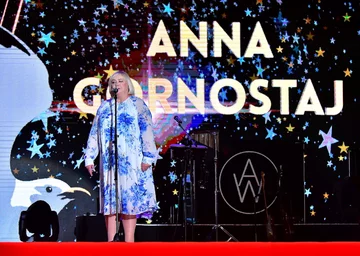 Anna Gornostaj w Alei Gwiazd Anna Gornostaj 35 -lecie pracy artystycznej