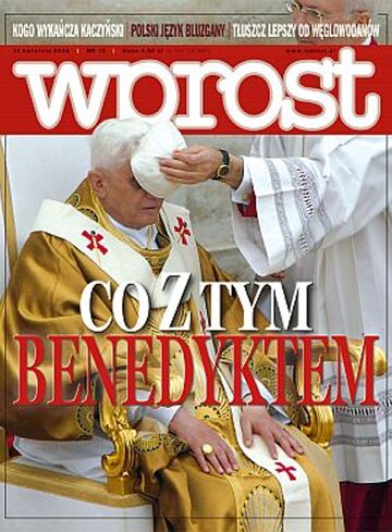 Okładka tygodnika Wprost nr 15/2008 (1320)