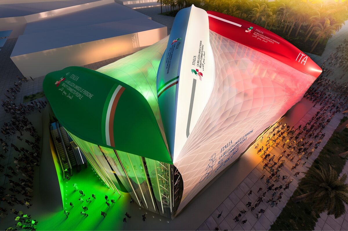 Pawilon Włoch Włoski pawilon na EXPO 2020 w Dubaju