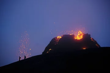 Erupcja wulkanu na Islandii 