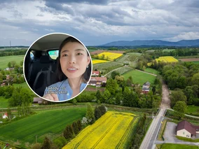 Miniatura: Japonka odwiedziła Polskę. To nie duże...
