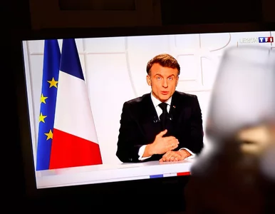 Miniatura: Emmanuel Macron wygłosił orędzie. Mocne...