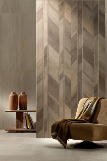 Kolekcja Echo od Tubądzin to nowoczesna interpretacja trawertynu – wyczuwalna struktura, subtelne przejścia matu i połysku oraz format 120 × 60 cm budują harmonijną, ponadczasową przestrzeń 