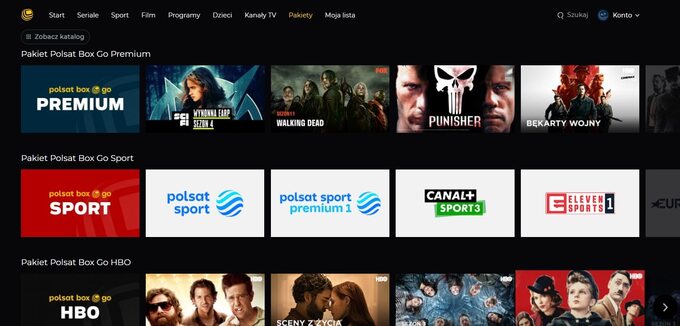 Polsat Box Go to bogata biblioteka filmów, seriali, sportu, informacji, bajek oraz 120 kanałów TV online