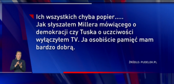 Plansza z&nbsp;&bdquo;Wiadomości&rdquo; z&nbsp;11 października 2021