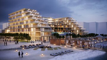 Hotel w&nbsp;Albanii, proj. Tremend
