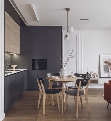 Mieszkanie o powierzchni 40 metrów kwadratowych, eleganckie i wygodne, projekt Paulina Gołaska Skibka, Gołaska, mieszkanie, małe mieszkanie