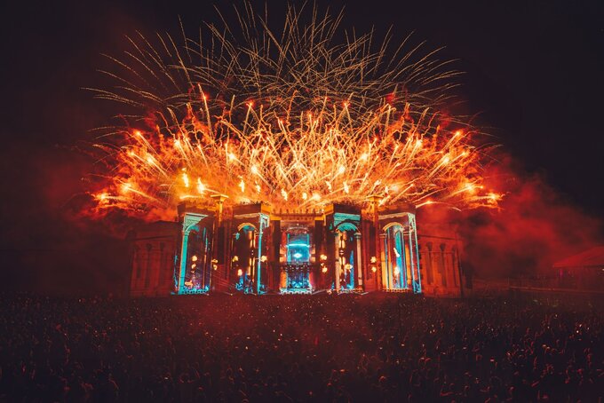 Sunrise Festival, pirotechnika