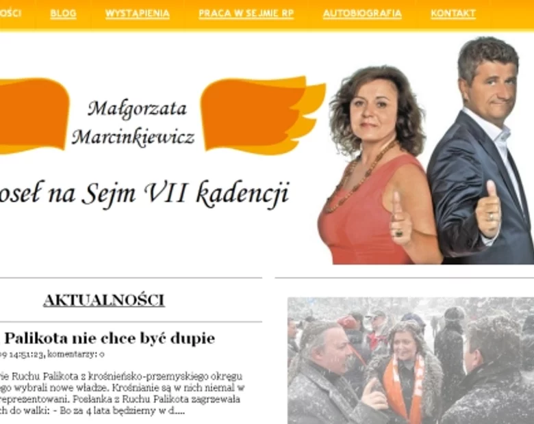 Miniatura: Posłanka Ruchu Palikota oświadcza: nie...