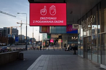 Warszawa w czasie epidemii koronawirusa 
