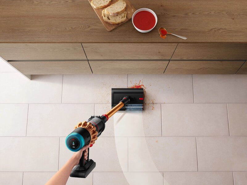 Najmocniejszy odkurzacz bezprzewodowy z funkcją aktywnego mycia i technologią przeciw plątaniu włosów Dyson V16 Piston Animal SubmarineTM