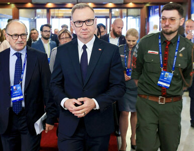 Miniatura: Duda o spotkaniu Nawrocki-Trump. Wymowna...