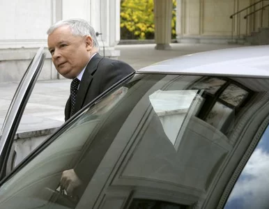 Miniatura: Policja zatrzymała pędzącego Kaczyńskiego