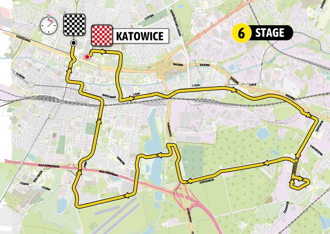 Trasa 80. Tour de Pologne – etap 6