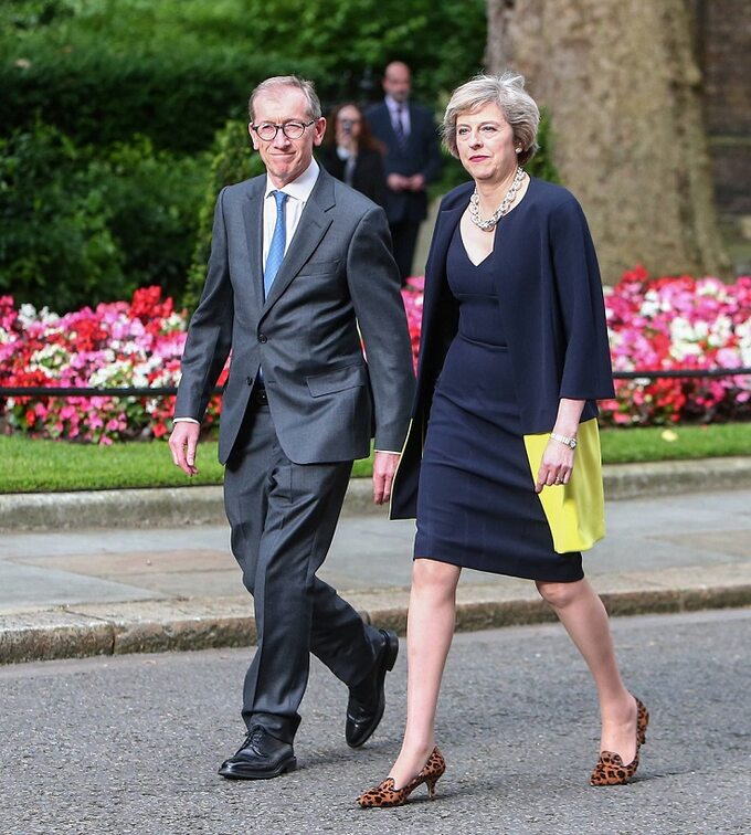 Theresa May z mężem Philipem
