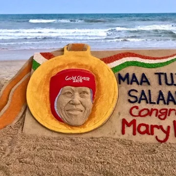 Rzeźby autorstwa Sudarsana Pattnaika 