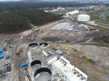 Świnoujście. Prace na budowie tunelu pod Świną 