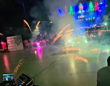 Miniatura: Fajerwerki podczas finału WOŚP w hali...
