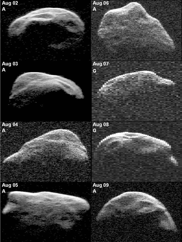 Zdjęcia radarowe 1999 JM8 Asteroida o średnicy około 7km to numer 1 na liście "potencjalnie niebezpiecznych"