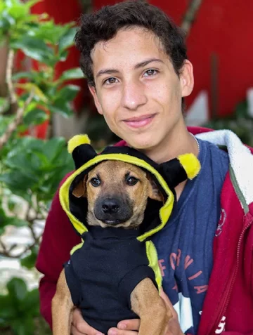 Eduardo Caiado i jego podopieczny 