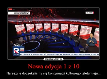 Mem związany z debatą prezydencką 