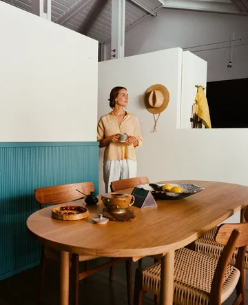 Kolor niebieski we wnętrzu 