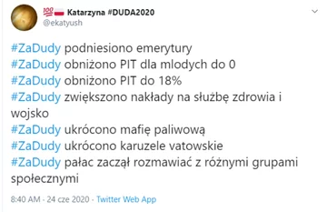 #ZaDudy - ten hasztag zdobył popularność na Twitterze 