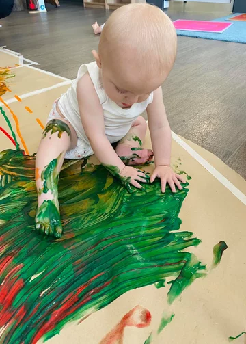 Dzieci z przedszkola Green Leaves 