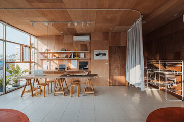 Centrum społeczne The&nbsp;F.Forest Office, Tajwan, projekt Atelier Boter