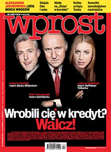 Okładka tygodnika Wprost nr 4/2014 (1612)