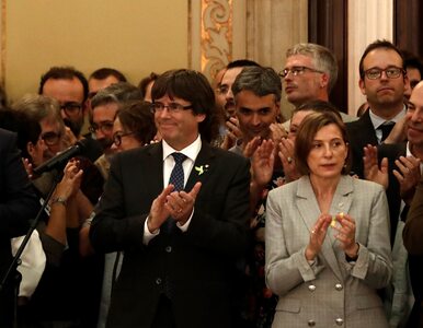 Miniatura: Dziewięciu członków katalońskiego rządu...