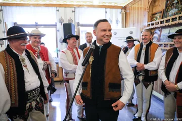 Andrzej Duda na spotkaniu z góralami 