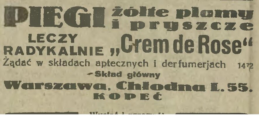 Miniatura: Reklama przedwojenna