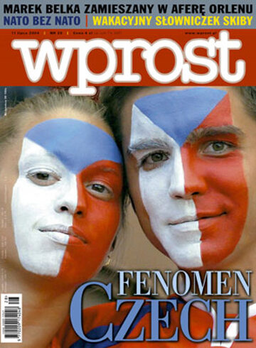 Okładka tygodnika Wprost nr 28/2004 (1128)