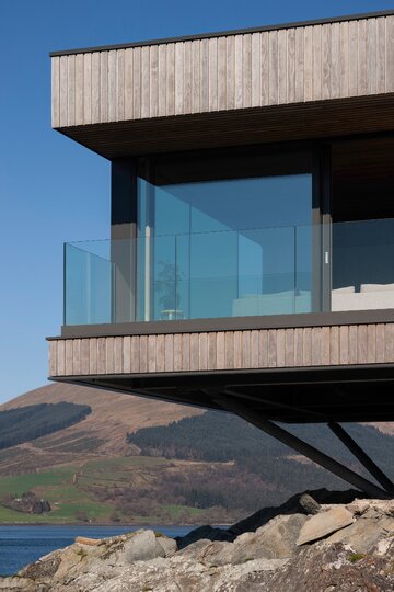 Dom na skale, projekt Cameron Webster Architects 