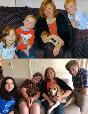 Właściciele pokazują jak urosły ich zwierzęta 