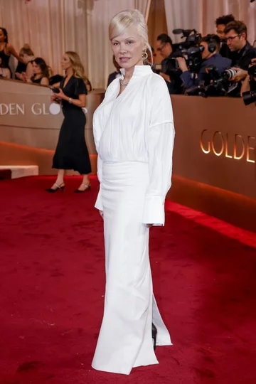 Pamela Anderson na rozdaniu Złotych Globów 2026 